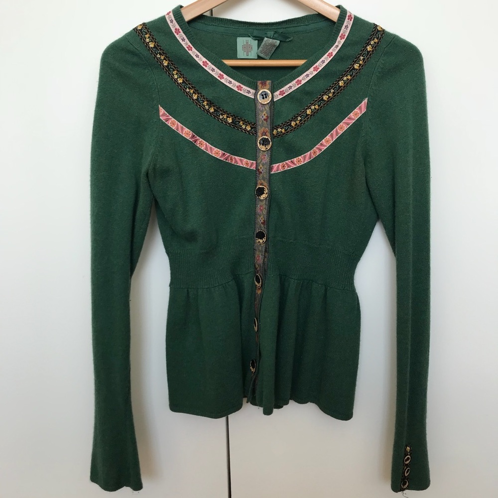 Vintage button sweater